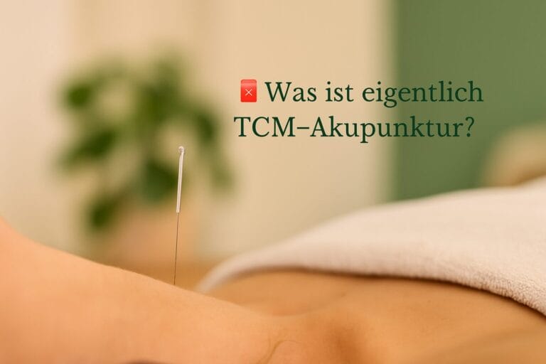 Was ist eigentlich TCM-Akupunktur?